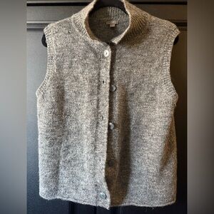 J. Jill Gray Sleeveless Cardigan